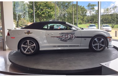 camaro indy pace car on turntable.jpg